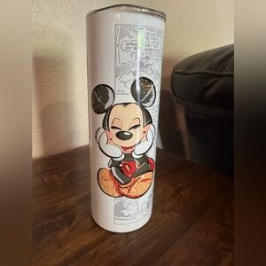 NWOT Mickey and Minnie Mouse White Tumbler